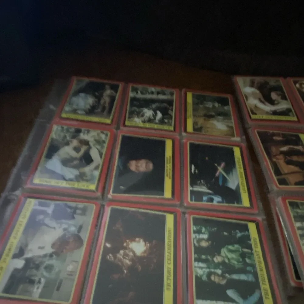 Star Wars Return of the Jedi 1983 Non-Sport Trading Card Lot Topps